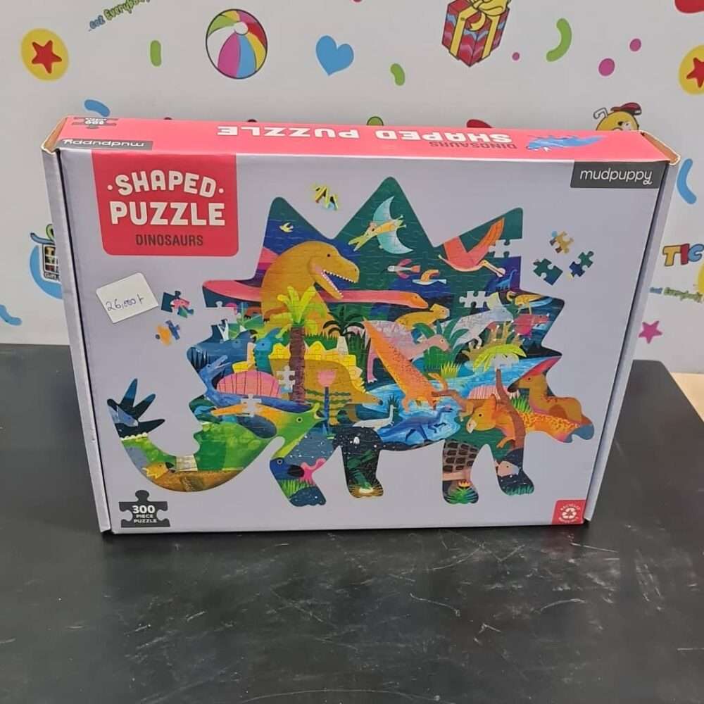Mudpuppy - Dinosaurs Shaped Scene Puzzle - 300 Piece - Image 2