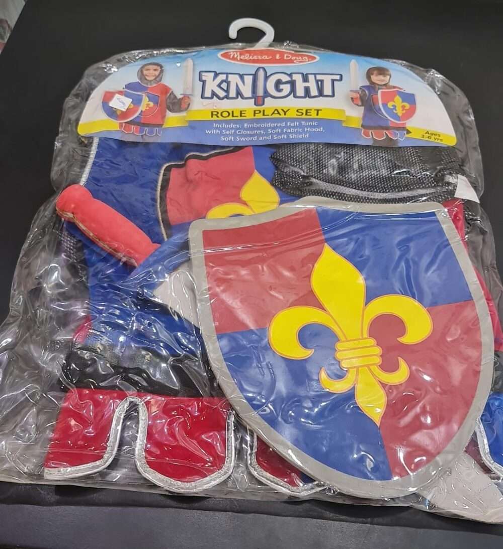 Melissa & Doug Knight Role Play Costume Set - Dress-Up - 4 Pieces - Image 2