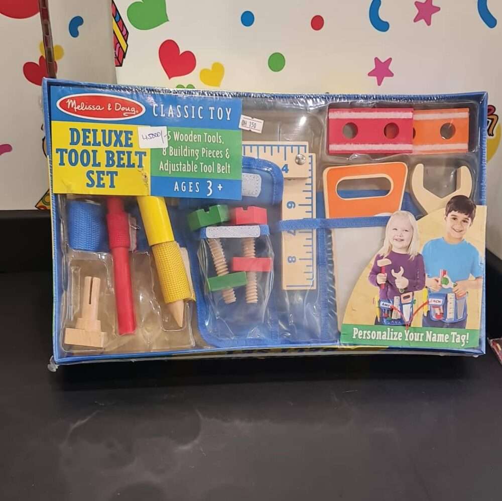 Melissa & Doug Deluxe Tool Belt Set - Image 2