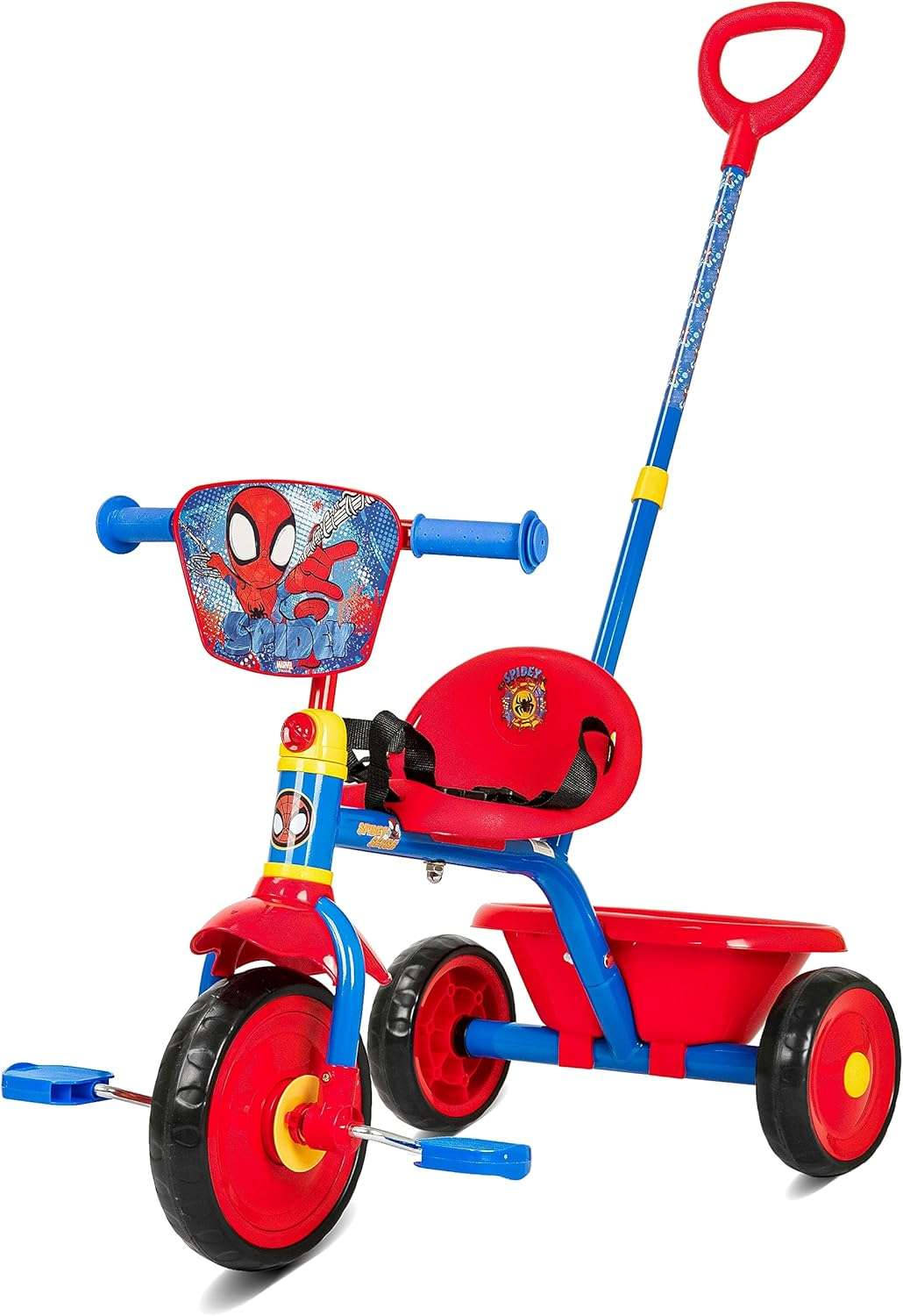 Spartan - Marvel Spiderman Tricycle with Pushbar - Image 2
