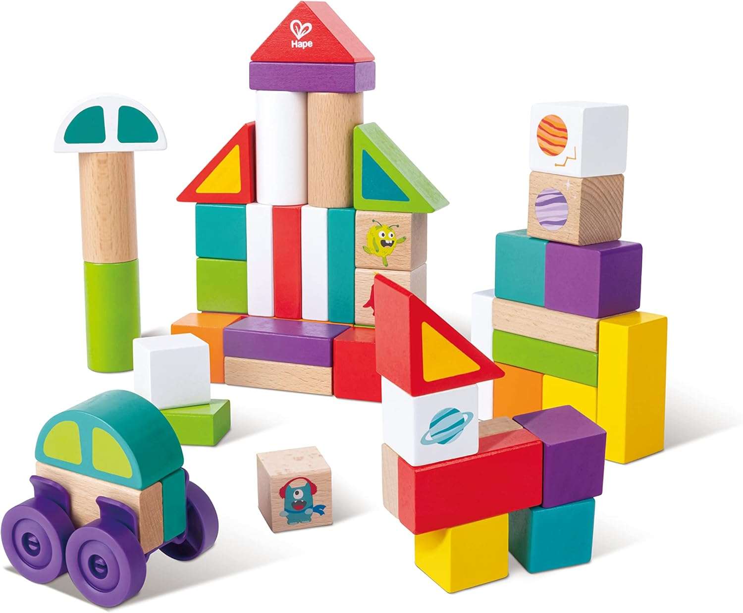 Hape - Space Monster Stacking Blocks - Image 2