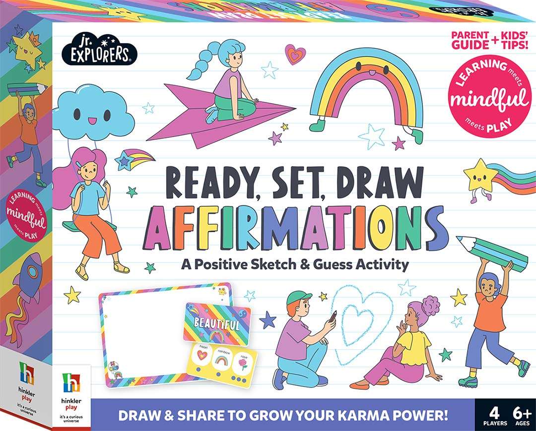 Hinkler - Junior Explorers - Ready, Set, Draw Affirmations - Image 2