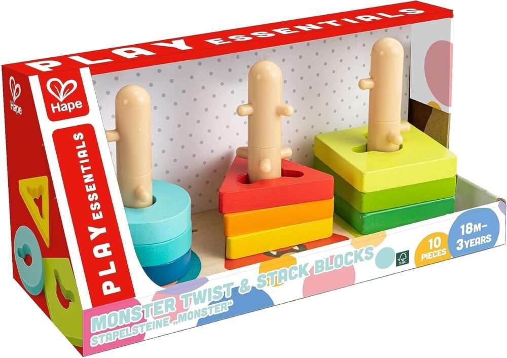 Hape - Monster Twist & Stack Blocks - Image 3