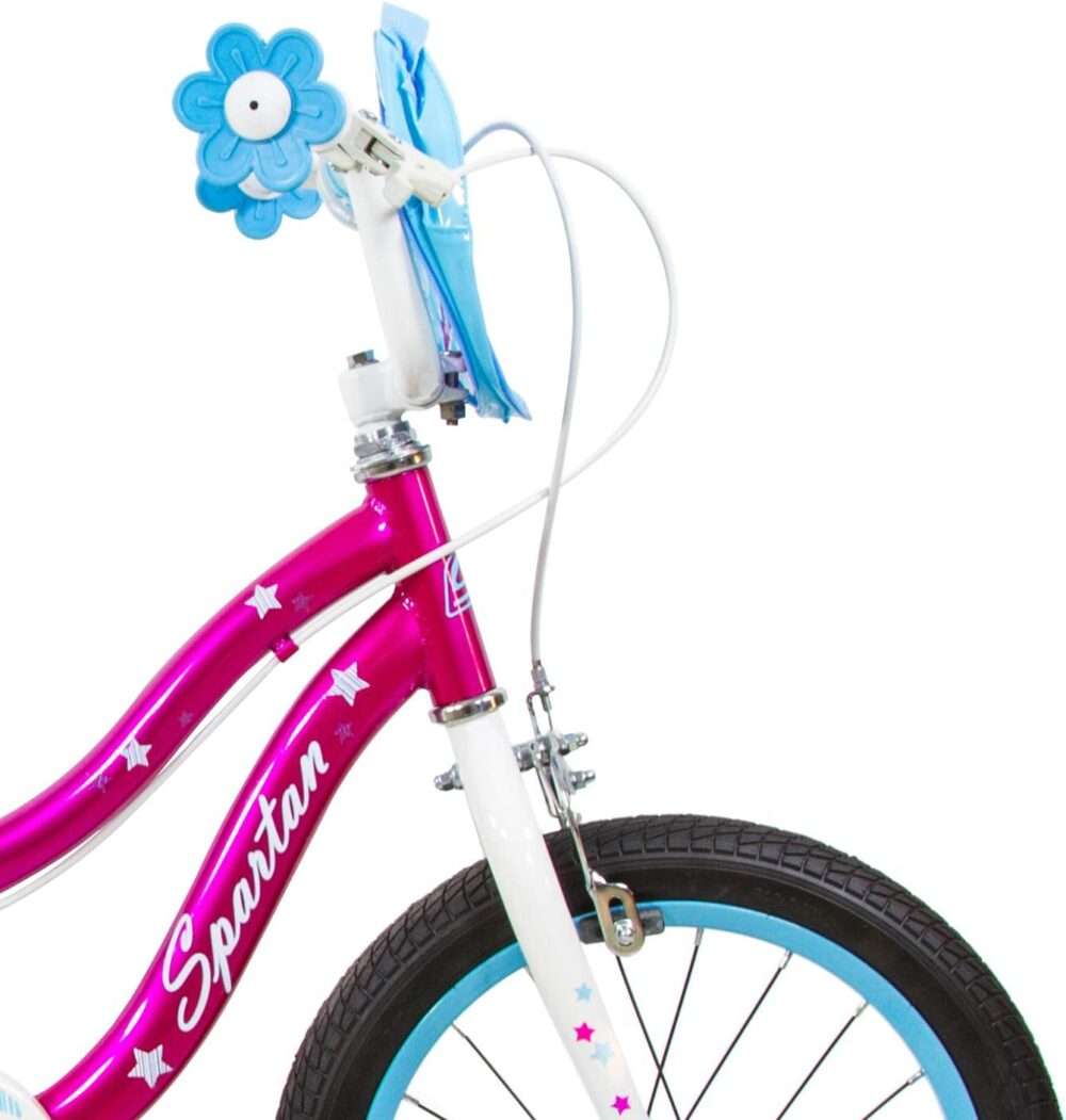 Spartan 16" - Sparkle Bicycle Chrome - Pink - Image 4