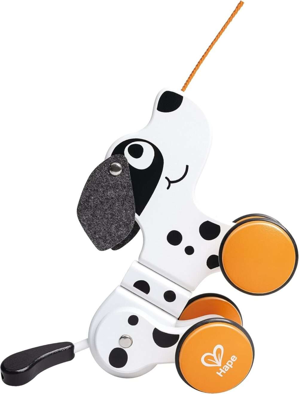 Hape - Wooden Dalmatian Push and Pull Along Toy - Image 4