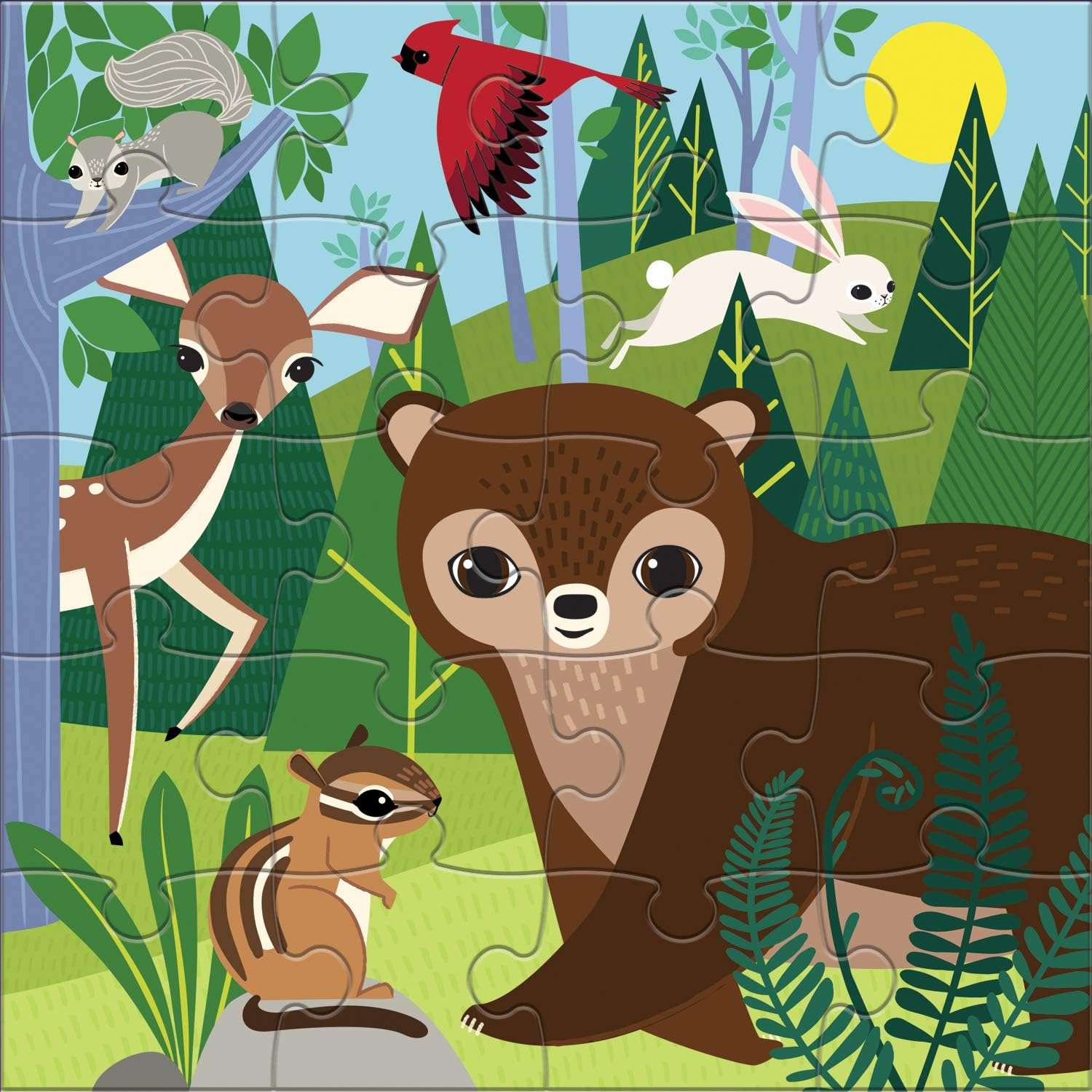 Mudpuppy - Forest Night & Day Magnetic Puzzles - Image 4