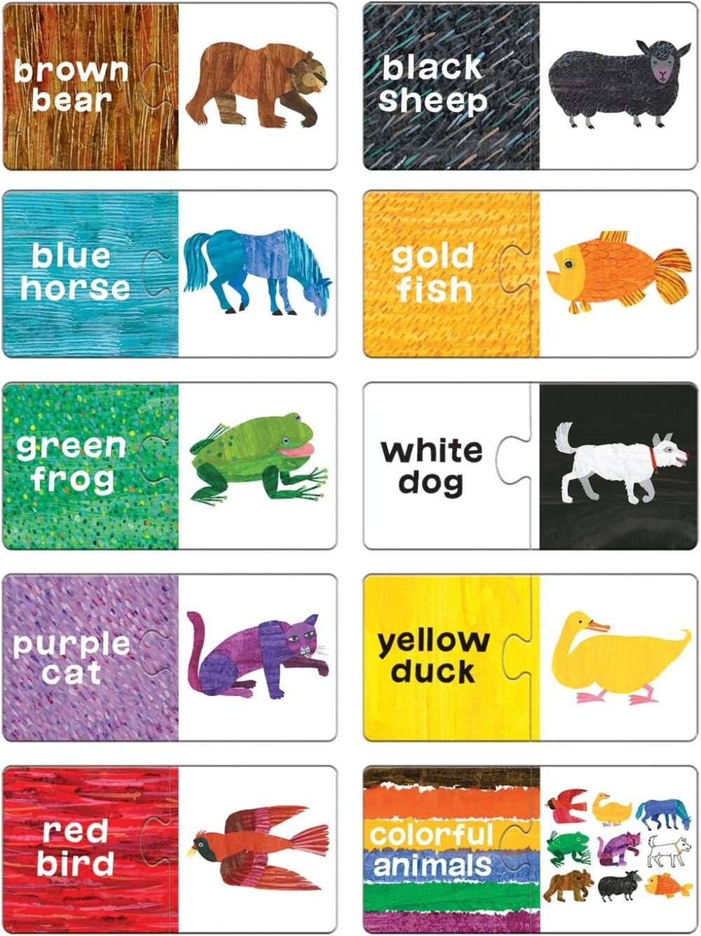 Mudpuppy - The World of Eric Carle Brown Bear Puzzle Block - Image 5