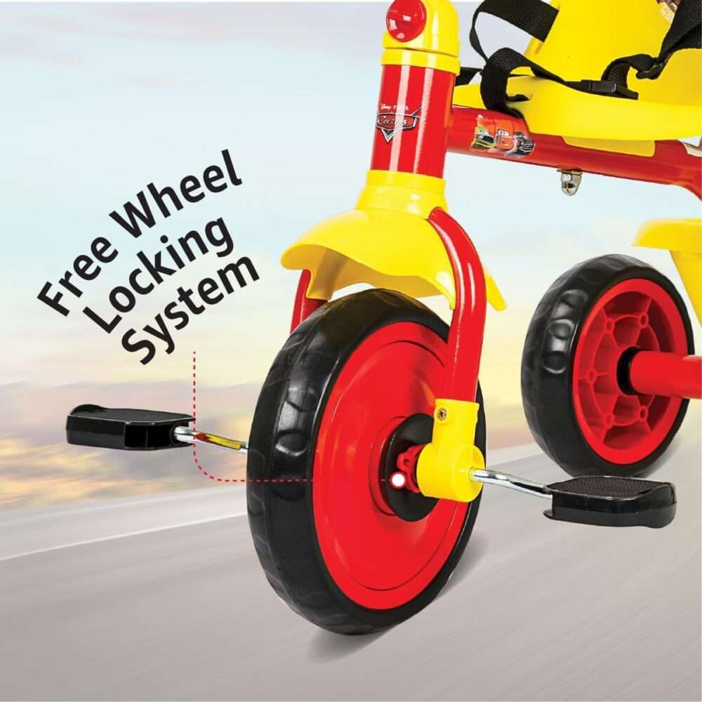 Spartan - Disney Cars Tricycle with Pushbar - Image 6