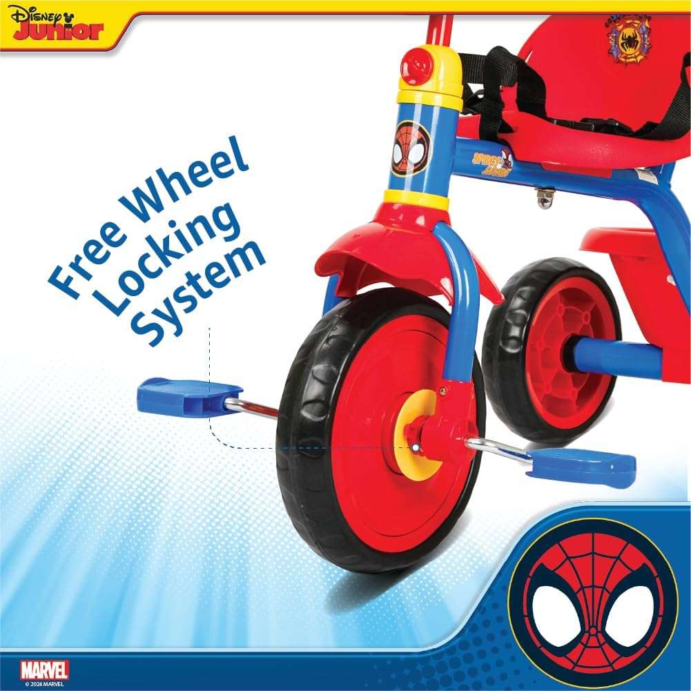 Spartan - Marvel Spiderman Tricycle with Pushbar - Image 6