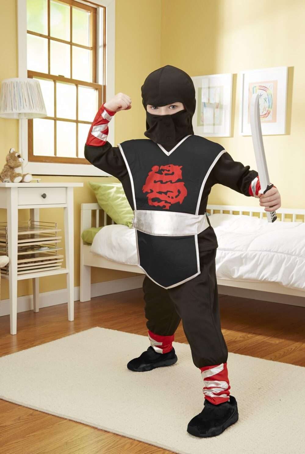 Melissa & Doug Ninja Role Play Set Toy - Black - Image 6