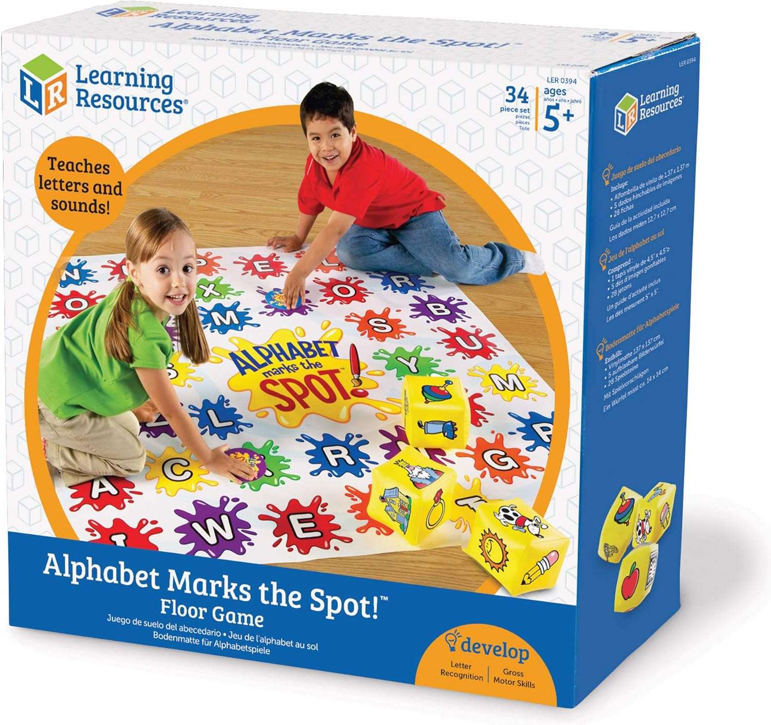 Learning Resources - Alphabet Marks The Spot Floor Mat - 34 Piece Set - Image 7