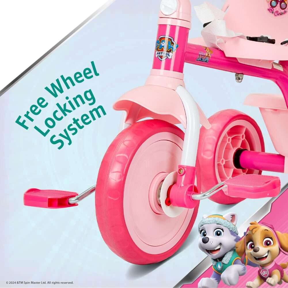 Spartan - Paw Patrol Girls Tricycle with Pushbar - Image 7