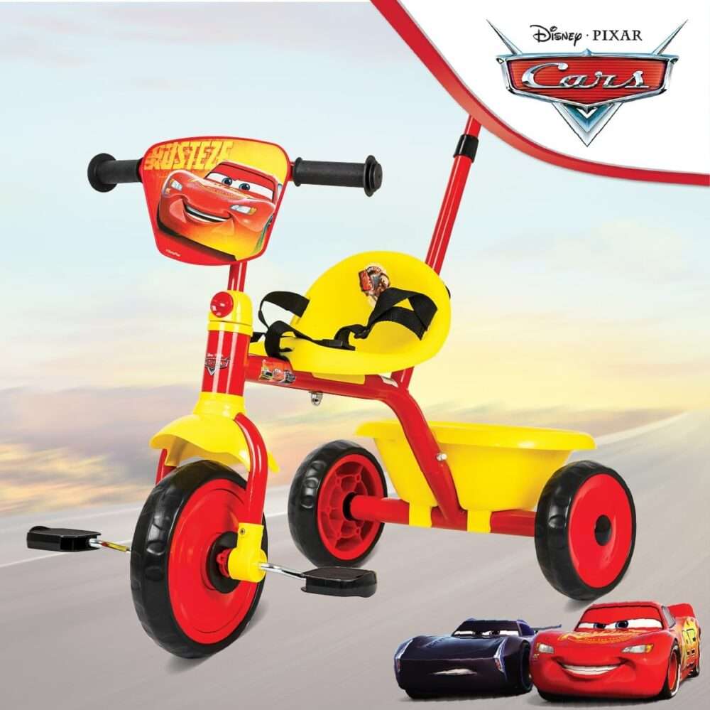 Spartan - Disney Cars Tricycle with Pushbar - Image 7
