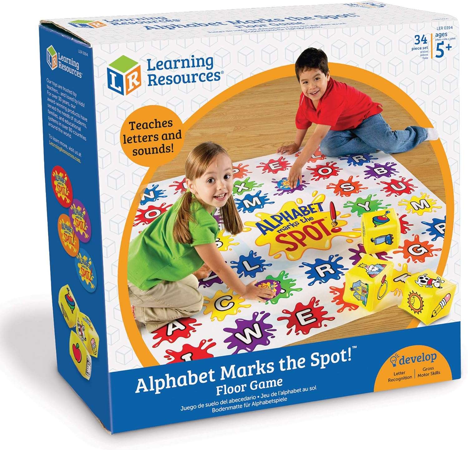 Learning Resources - Alphabet Marks The Spot Floor Mat - 34 Piece Set - Image 8