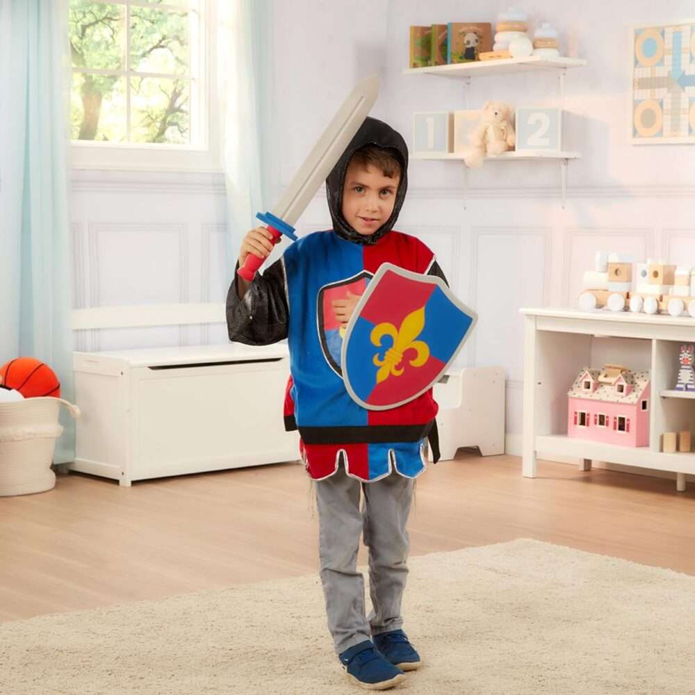 Melissa & Doug Knight Role Play Costume Set - Dress-Up - 4 Pieces - Image 8