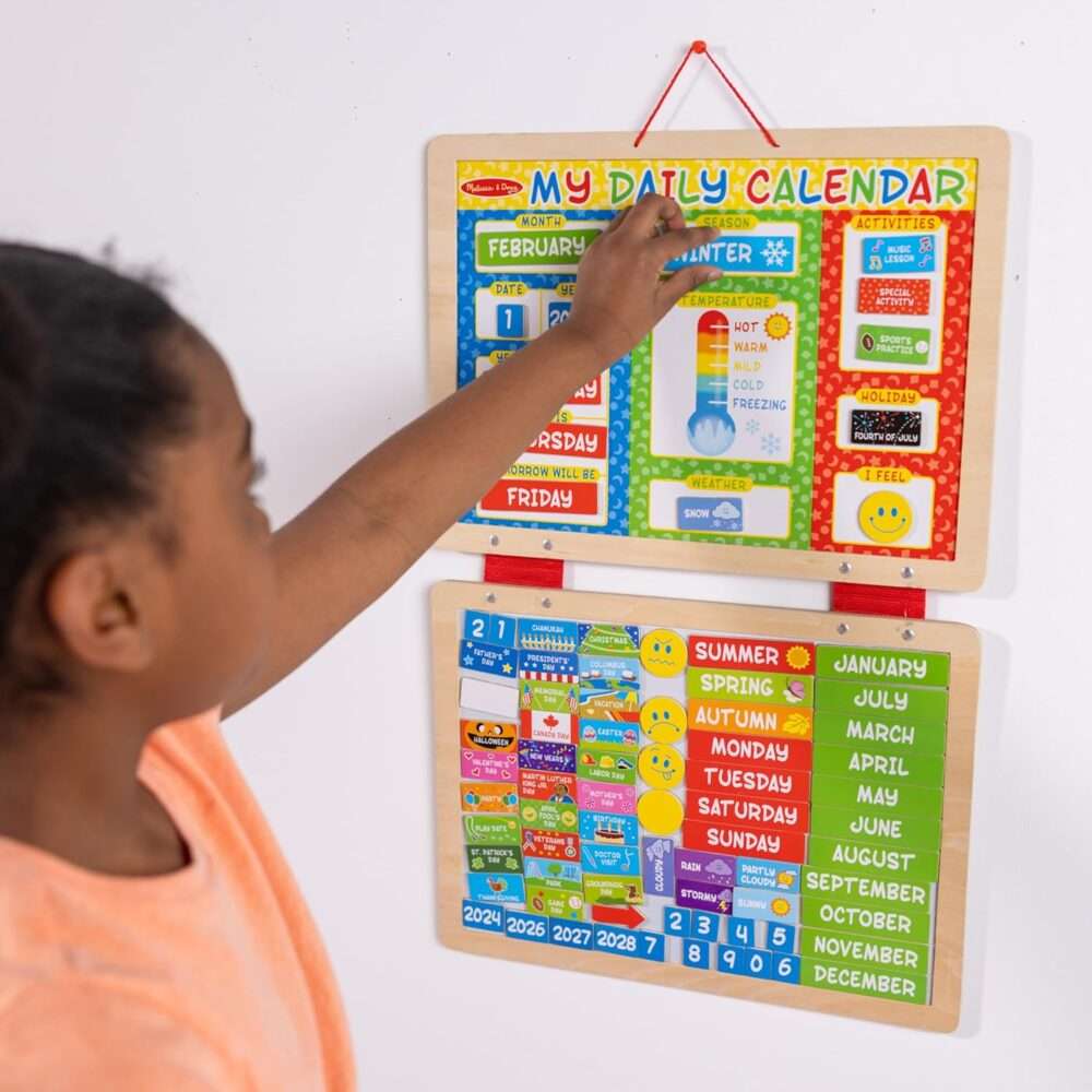 Melissa & Doug My Magnetic Daily Calendar - Image 8