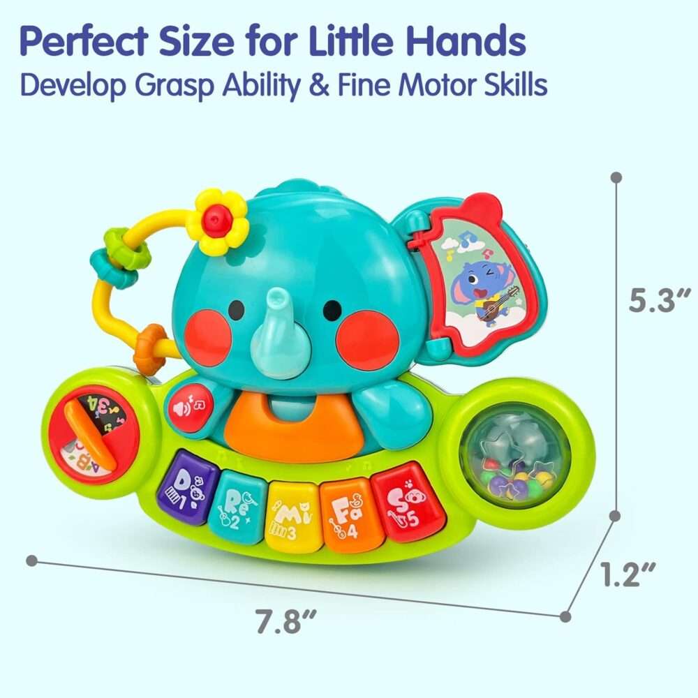 Hola - 2-in-1 Musical Elephant Keyboard - Image 8