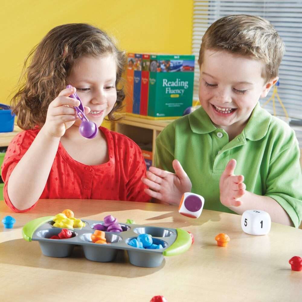 Learning Resources - Mini Muffin Match Math Activity Set - 76 Pieces - Image 9