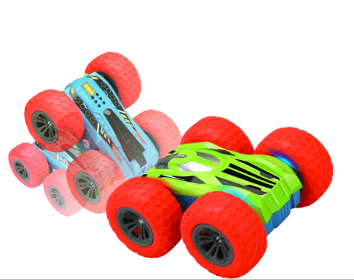 Dihua - 13Cm 2.4G Remote Control Flip Over Stunt Car with Lights - Image 3