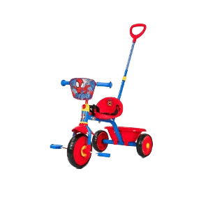 Spartan - Marvel Spiderman Tricycle with Pushbar