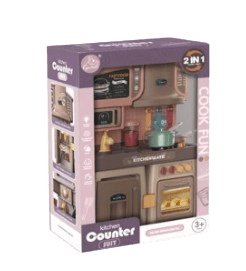Stem - 2 In 1 Kitchen Counter Suit - Pink