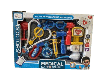 Doctor Set - BLUE & PINK - 39x5.5x28CM.