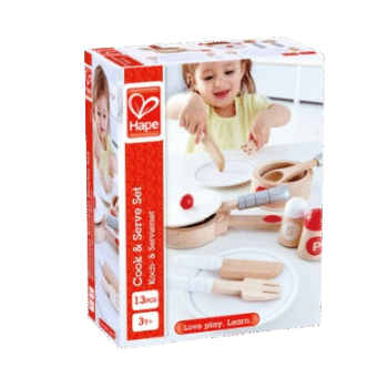 Hape -  Cook & Serve Set Set for Kids