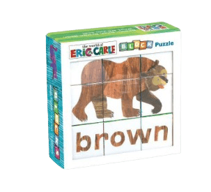 Mudpuppy - The World of Eric Carle Brown Bear Puzzle Block