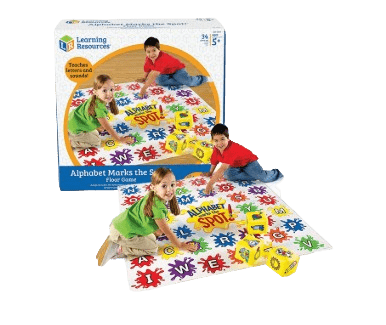 Learning Resources - Alphabet Marks The Spot Floor Mat - 34 Piece Set