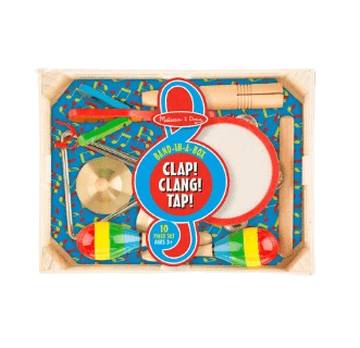 Melissa & Doug Band-in-a-Box Clap! Clang! Tap!