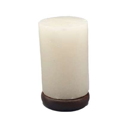 Cylinder Shape Salt Lamp with LED Bulb - Image 5