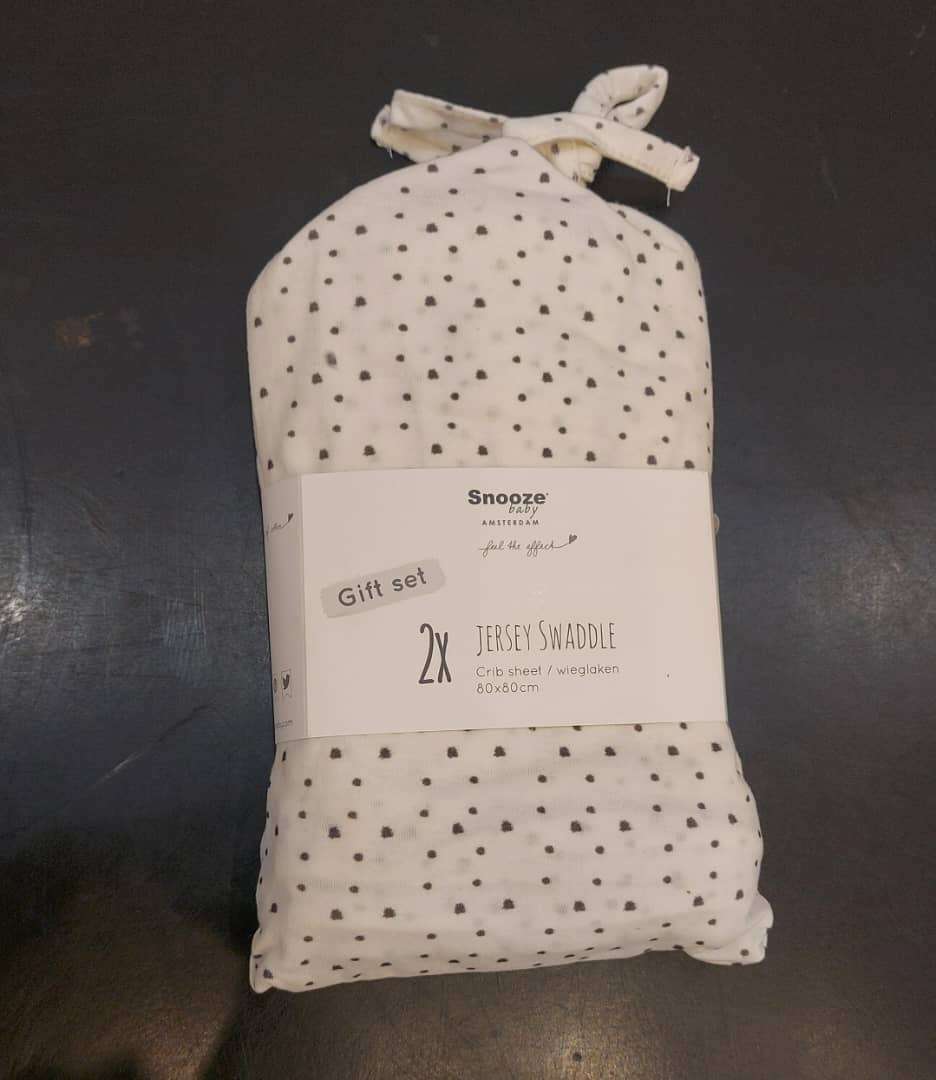 Snoozebaby - Swaddle/Sheet Crib Bumble (80x80cm) - 2 pack - Image 7