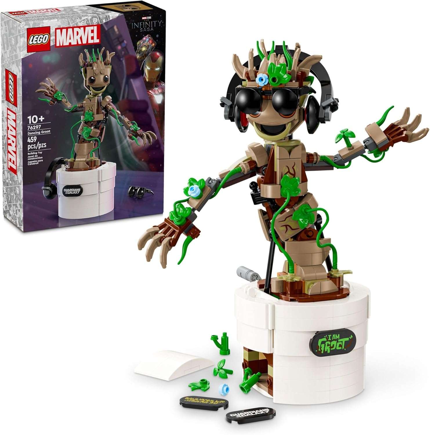 LEGO Marvel Dancing Groot, Guardians of The Galaxy Toy - Image 2