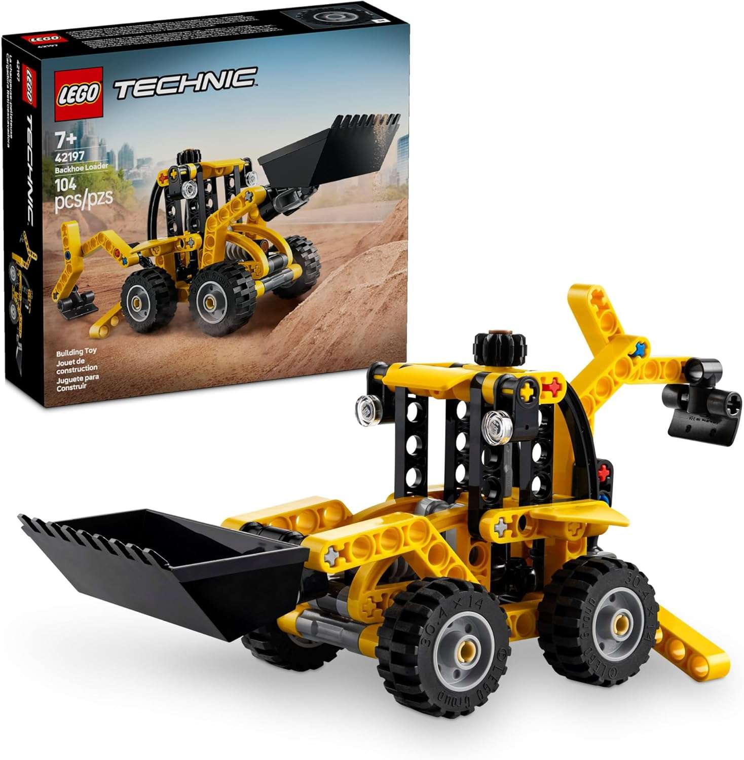 LEGO Technic Backhoe Loader Construction Toy - Image 2