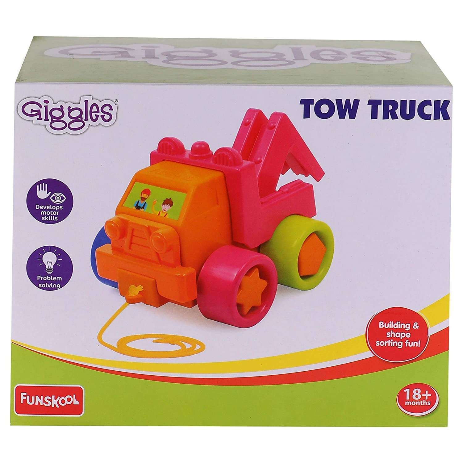 Funskool Giggles - Mini Vehicles Tow Truck - Image 2