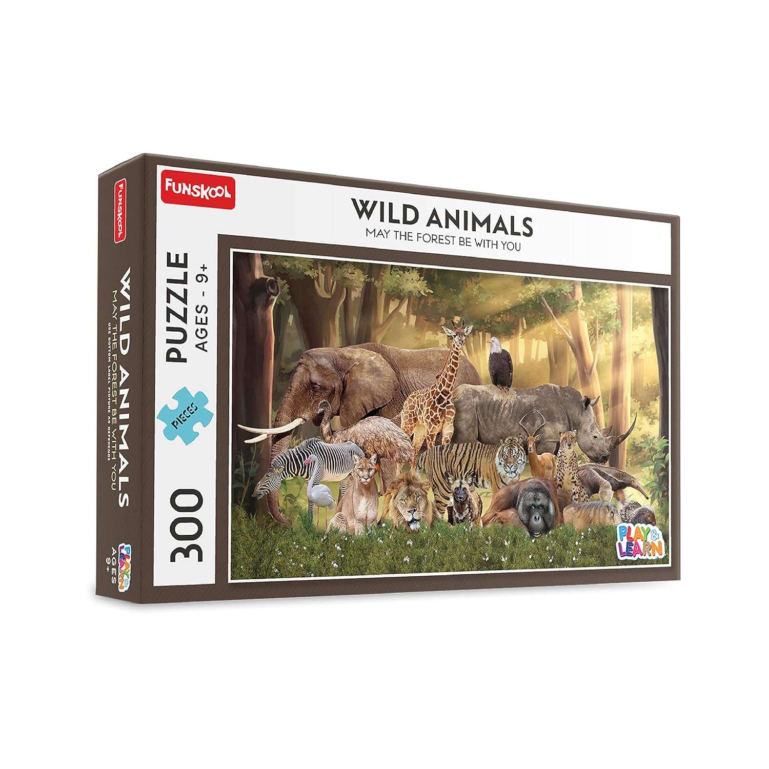 Funskool - Wild Animals Puzzle - Image 2