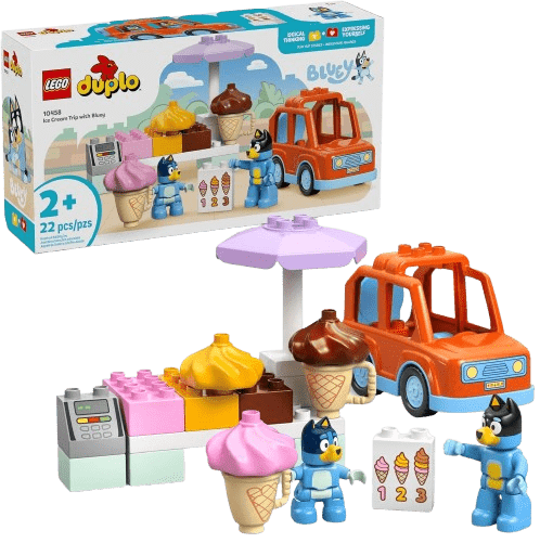 LEGO DUPLO Bluey Ice Cream Trip with Bluey