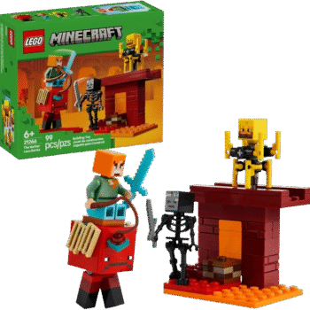 LEGO Minecraft The Nether Lava Battle Toy and Playset