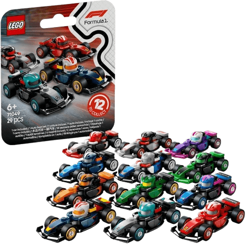 LEGO F1 Collectible Race Cars Random Set of 1 Race Car