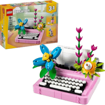 LEGO Creator 3 in 1 Typewriter with Flowers