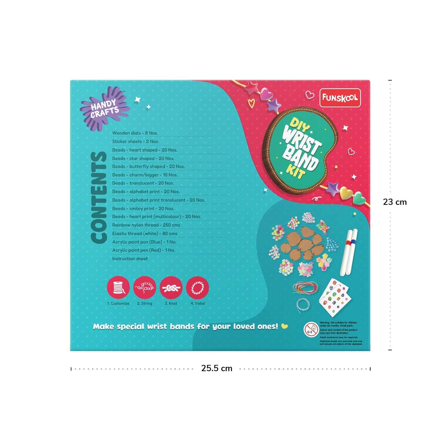 Funskool Handycrafts - DIY Wristband Kit - Image 3