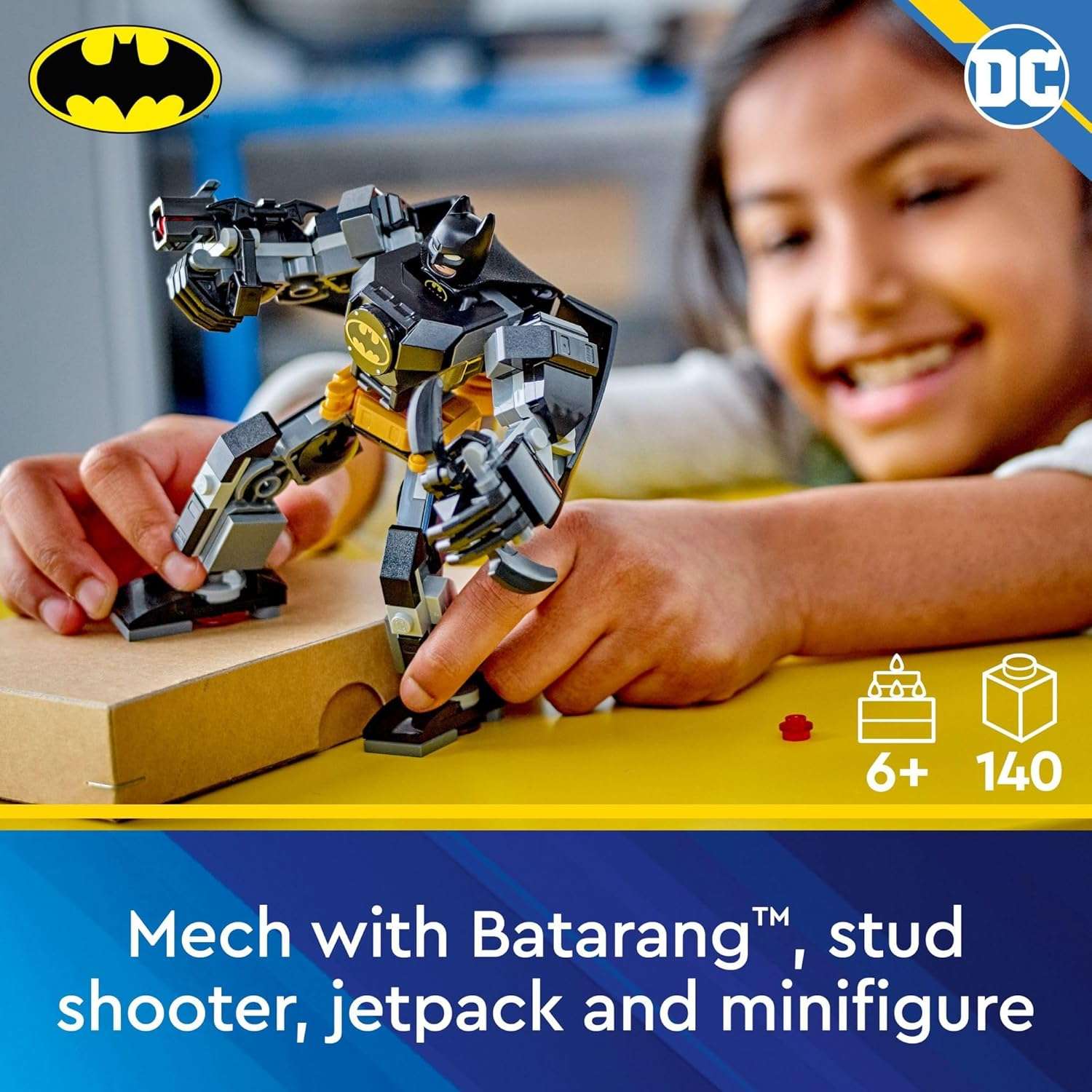 LEGO DC Batman: Batman Mech Armor Super Hero Toy - Image 3