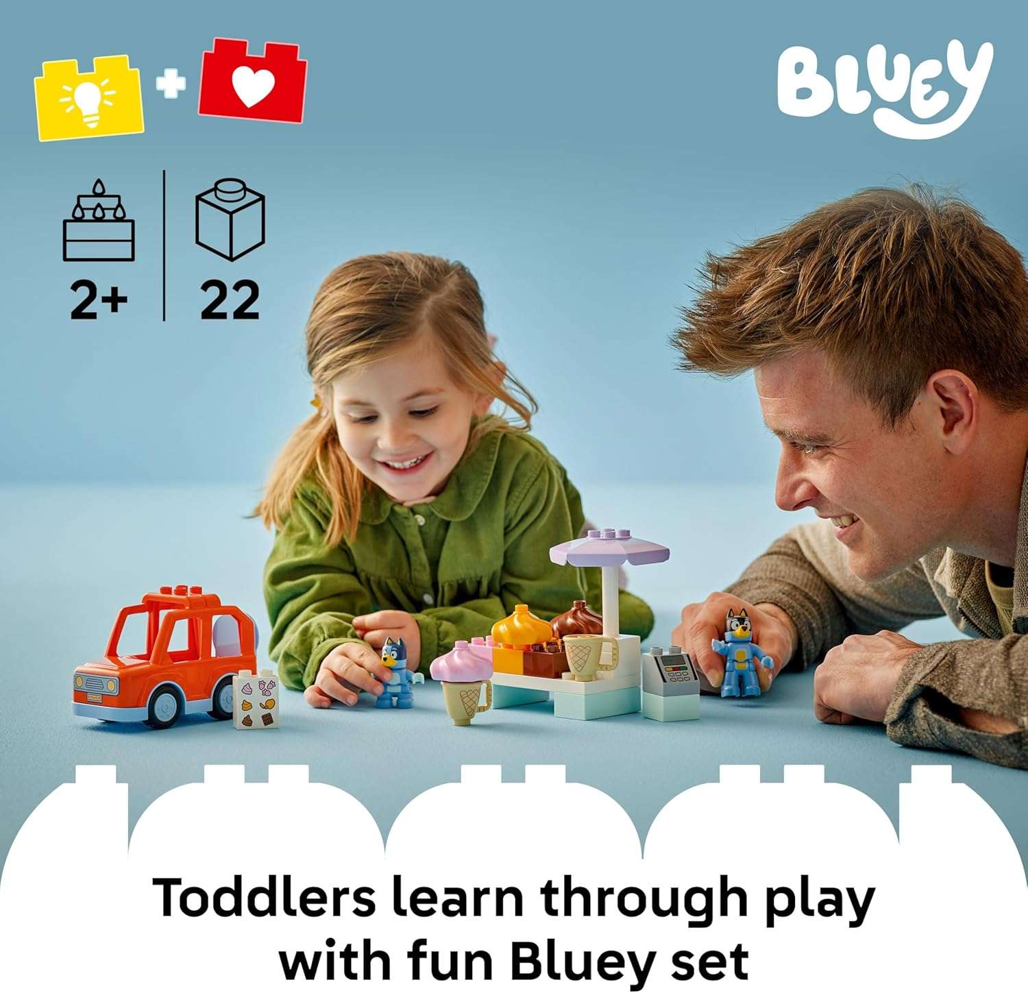 LEGO DUPLO Bluey Ice Cream Trip with Bluey - Image 3