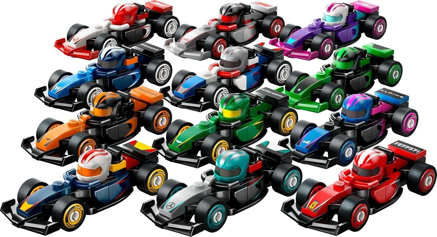 LEGO F1 Collectible Race Cars Random Set of 1 Race Car - Image 3