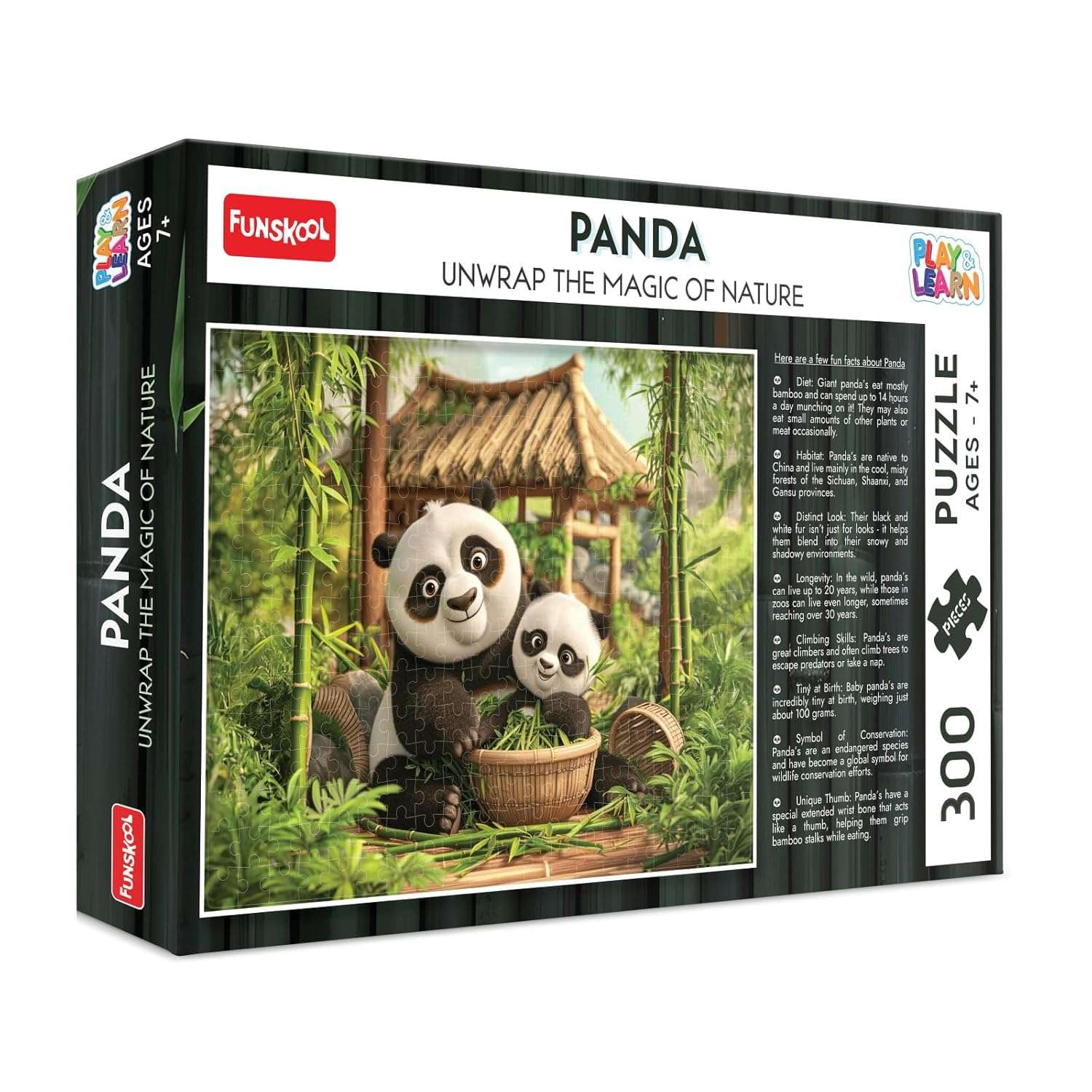 Funskool - Play & Learn Panda Puzzle - Image 3