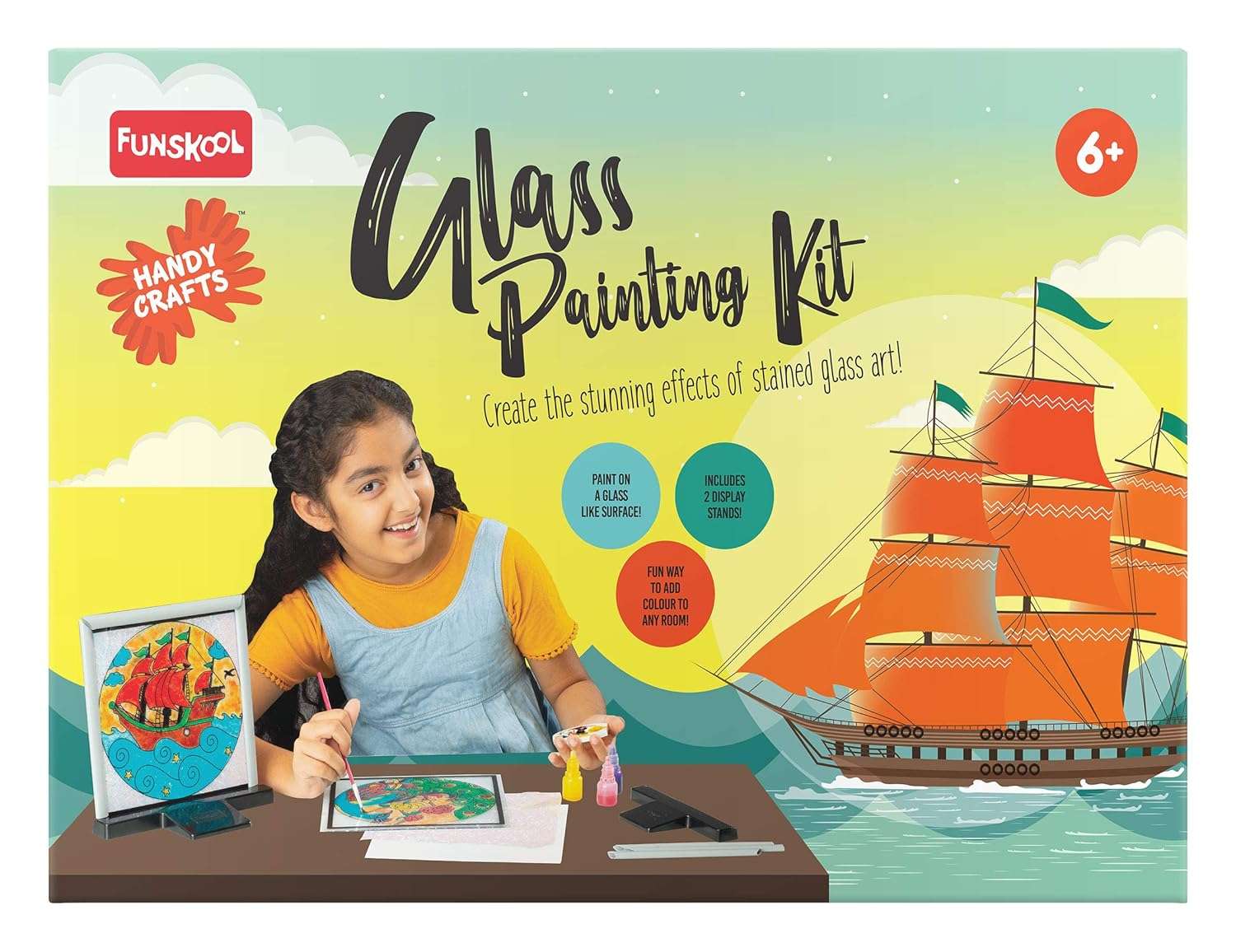 Funskool Handycrafts - Glass Painting Kit - Image 3