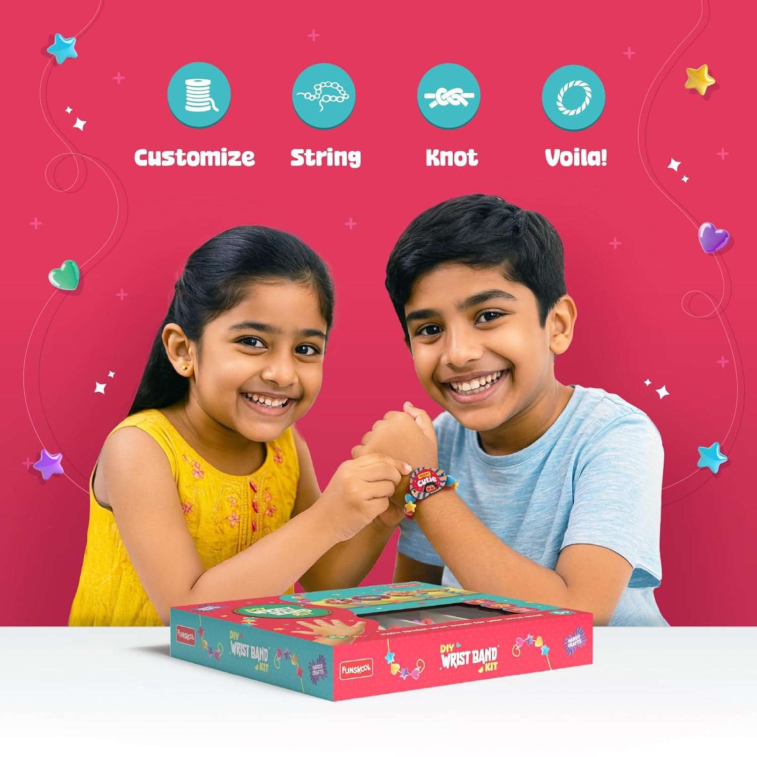 Funskool Handycrafts - DIY Wristband Kit - Image 4