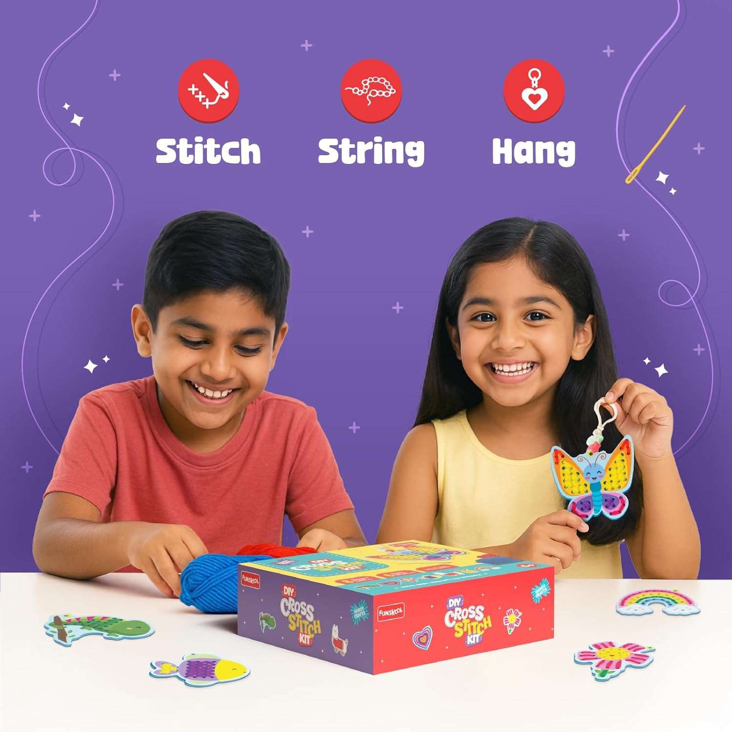 Funskool Handycrafts - DIY Cross Stitch Kit - Image 4