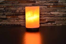 Cylinder Shape Salt Lamp with LED Bulb - Image 7