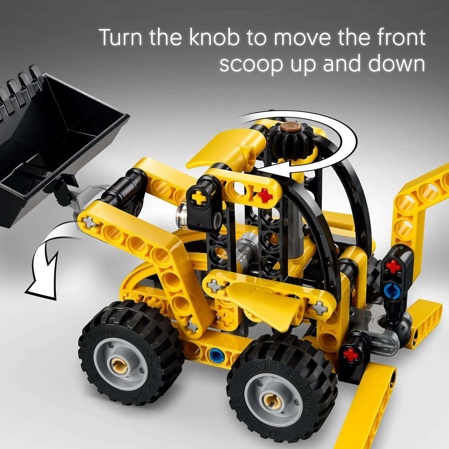LEGO Technic Backhoe Loader Construction Toy - Image 4
